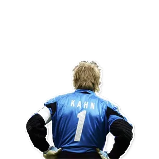 😕 Oliver Kahn KAHN soccer, goalkeeper, sports, football, Germany, player telegram sticker