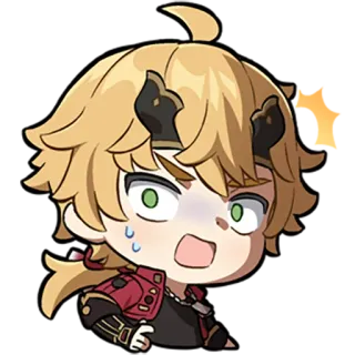 😲 Thoma Genshin Impact Anime, Video game, Personagem, Genshin Impact, Thoma telegram sticker