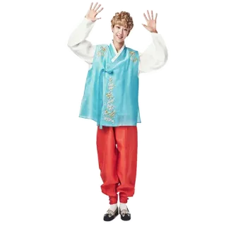 🙌 Korea, Pakaian, Hanbok, Tradisional, Asia, Budaya, Orang, Potret telegram sticker