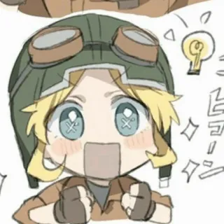 ☔️ コンコン anime, manga, cute, illustration telegram sticker