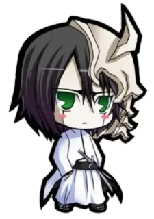 😒 Ulquiorra Cifer Bleach Anime, Chibi, Manga, Espada, Ulquiorra telegram sticker