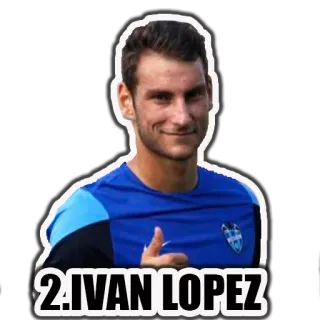 ⚽ Ivan Lopez 2. IVAN LOPEZ futebol, atleta, esportes, jogador telegram sticker