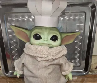 🦎 Grogu Star Wars Grogu, Baby Yoda, Star Wars, chef, cocina telegram sticker