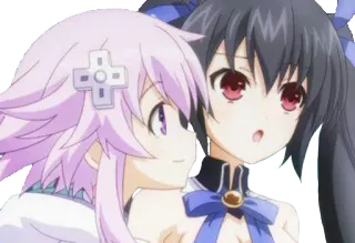 💞 Neptune Hyperdimension Neptunia Anime, Kartun, Game, Karakter, Neptune, Hyperdimension Neptunia whatsapp sticker