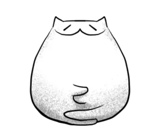 🦊 แมว, น่ารัก, สติกเกอร์, สัตว์, การ์ตูน whatsapp sticker