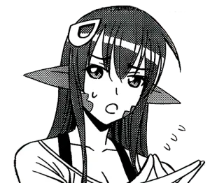 🐍 Ragazza anime, Manga, Personaggio, Illustrazione, Otaku, Giapponese telegram sticker