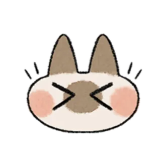 😺 gato, animal, adesivo, fofo, desenho animado telegram sticker
