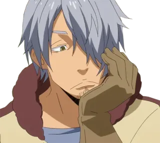 😒 Anime, Manga, Personnage, Illustration, Portrait telegram sticker