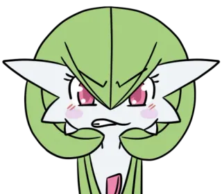 😤 Gardevoir Pokemon pokemon, gardevoir, anime, kartun, stiker telegram sticker