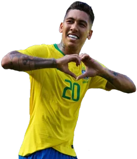❤️ Roberto Firmino サッカー, フットボール, アスリート, スポーツ, ブラジル telegram sticker