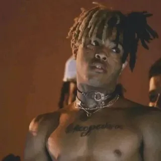 🖤 XXXTentacion rapper, muziek, tattoo, ketting telegram sticker