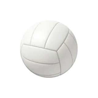 🌟 Volleyball, Sport, Ball, Spiel, Weiss, Team telegram sticker