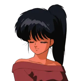 😁 애니메이션, 여자, 만화, 여성, 초상화 telegram sticker