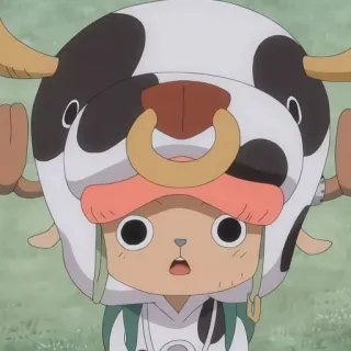 😯 Tony Tony Chopper One Piece Anime, Dibujos animados, Personaje, Chopper, One Piece, Lindo telegram sticker