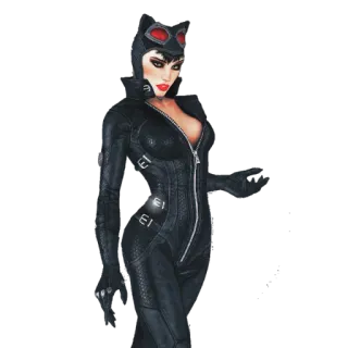 😈 Catwoman Catwoman, DC Comics, superhéroe, personaje de cómic, mujer, villano telegram sticker