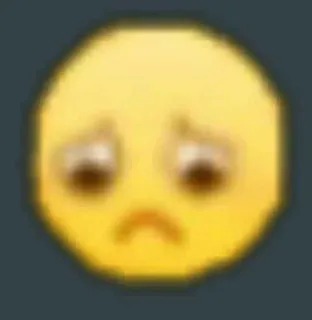 😔 telegram sticker