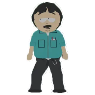 🍺 Randy Marsh South Park cartoon, funny, comedy, adult animation telegram sticker