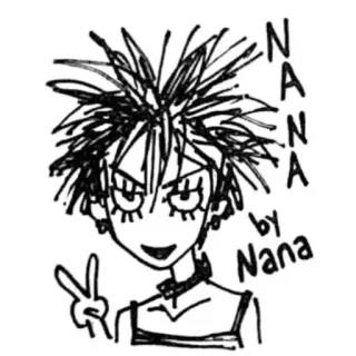 ✌ Nana NANA by Nana Manga, Anime, Nhân vật, Vẽ telegram sticker