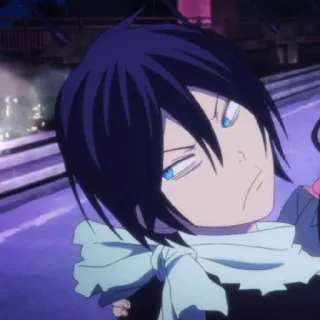 🎴 Yato Noragami Anime, Personaggio, Yato, Noragami, Animazione giapponese, Cartone animato, Manga whatsapp sticker
