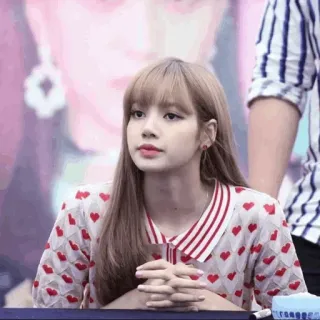 🍣 Lisa Lisa, Blackpink, K-Pop, Sängerin, Idol, Frau, Person whatsapp sticker
