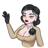 🙄 Lady Dimitrescu Resident Evil Village Lady Dimitrescu, Resident Evil, Videogioco, Personaggio whatsapp sticker