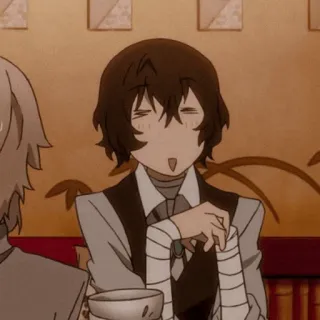 📺 Osamu Dazai Bungou Stray Dogs Anime, Personnage, Dazaï, Bungou Stray Dogs telegram sticker
