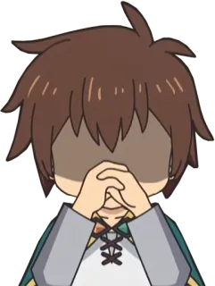 👿 Kazuma Konosuba anime, konosuba, kazuma, funny, manga telegram sticker