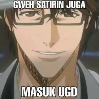 🗿 GWEH SATIRIN JUGA
MASUK UGD telegram sticker