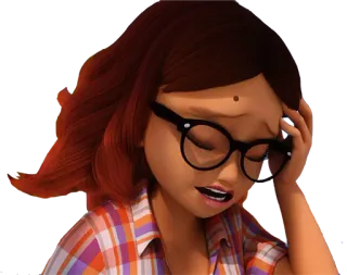 🤦‍♀️ Alya Césaire Miraculous: Tales of Ladybug & Cat Noir dessin animé, fille, miraculous ladybug, alya, césaire, triste telegram sticker
