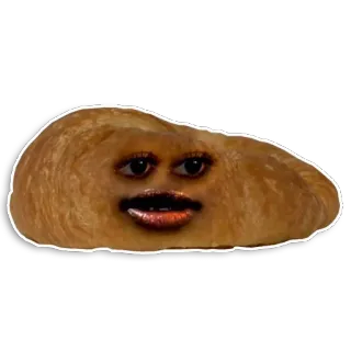 👏 cibo, pane, pasticceria, divertente, bocca, occhi telegram sticker