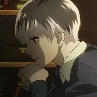 🖤 Kaneki Ken Tokyo Ghoul อนิเมะ, โตเกียว กูล, เคน คาเนกิ, กูล, ตัวละคร, มังงะ telegram sticker