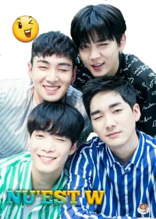 nuest telegram stickers