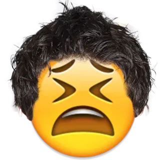 😫 Emoji, Wajah, Ekspresi, Menangis, Sedih, Kesal, Tertekan whatsapp sticker