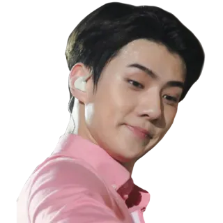 😑 personne, homme, portrait, visage, chanteur, kpop whatsapp sticker