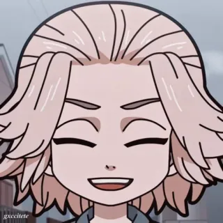 😄 Manjiro Sano Tokyo Revengers anime, character, mikey, Manjiro Sano, fanart whatsapp sticker