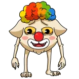 🤡 광대, 괴물, 만화, 생물, 웃긴 telegram sticker