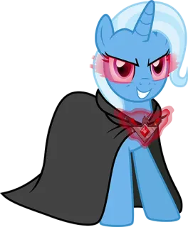 😈 Trixie Lulamoon My Little Pony Cartoon, Böse, Pony, Magie, Bösewicht telegram sticker