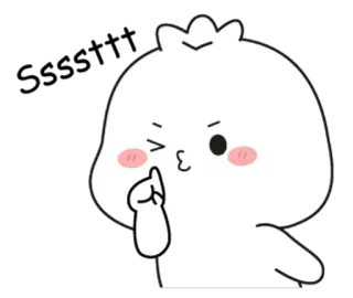 🌟 dibujos animados, personaje, gesto, lindo, guiño telegram sticker