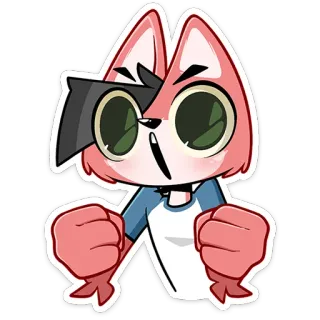 ⏺ Desenho animado, Raposa, Anime, Fofo, Personagem, Furry telegram sticker