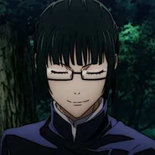 🎧 Maki Zenin Jujutsu Kaisen Anime, Manga, Jujutsu Kaisen, Maki Zenin, Personaje, Mujer telegram sticker