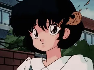🥺 Anime, Fille, Dessin animé, Portrait, Mignon, Feuille, Brune, Japonais telegram sticker