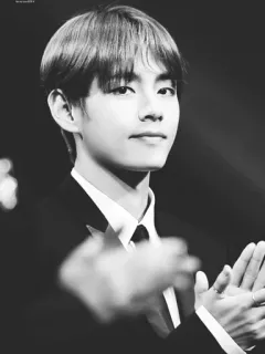 🥀 V 케이팝, 가수, 아이돌, 뷔, BTS, 한국 telegram sticker