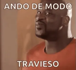 🙂 Barry Wood ANDO DE MODO TRAVIESO whatsapp sticker