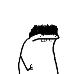 😒 Dibujo animado, Personaje, Meme, Divertido, Humor, Boceto whatsapp sticker