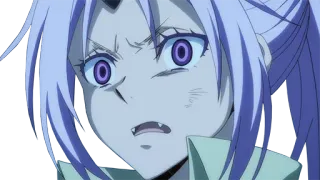 😡 Rimuru Tempest That Time I Got Reincarnated as a Slime Anime, Rimuru Tempest, Tension, Slime, Moi, quand je me réincarne en Slime telegram sticker