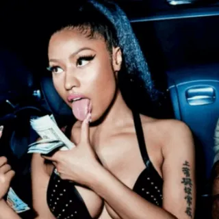 🌷 Nicki Minaj nicki minaj, rapper, promi, geld, sängerin telegram sticker