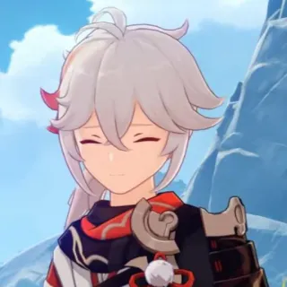 🥺 Kaedehara Kazuha Genshin Impact Anime, Genshin Impact, Kazuha, Jeu vidéo, Personnage telegram sticker