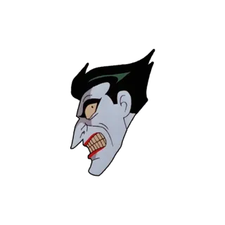 😡 The Joker Joker, Batman, DC Comics, Bösewicht, Cartoon, Comic whatsapp sticker