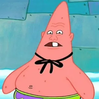 🍨 Patrick Star Spongebob Squarepants patrick, spongebob, cartone animato, divertente, stella marina telegram sticker
