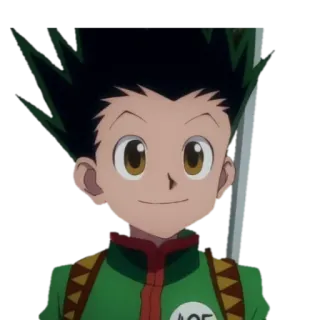 👀 Gon Freecss Hunter x Hunter anime, gon, hunterxhunter, cartoon, character telegram sticker